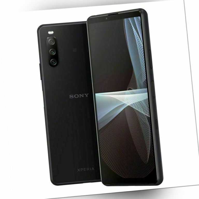 Sony Xperia 10 III XQ-BT52 128GB Schwarz Black Ohne Simlock...