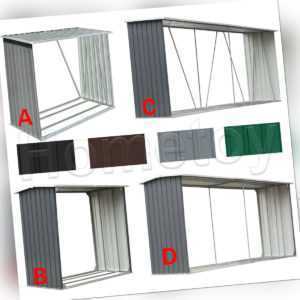 Brennholzlager Brennholzunterstand Holz Regal Lager Kaminholz Unterstand Metall