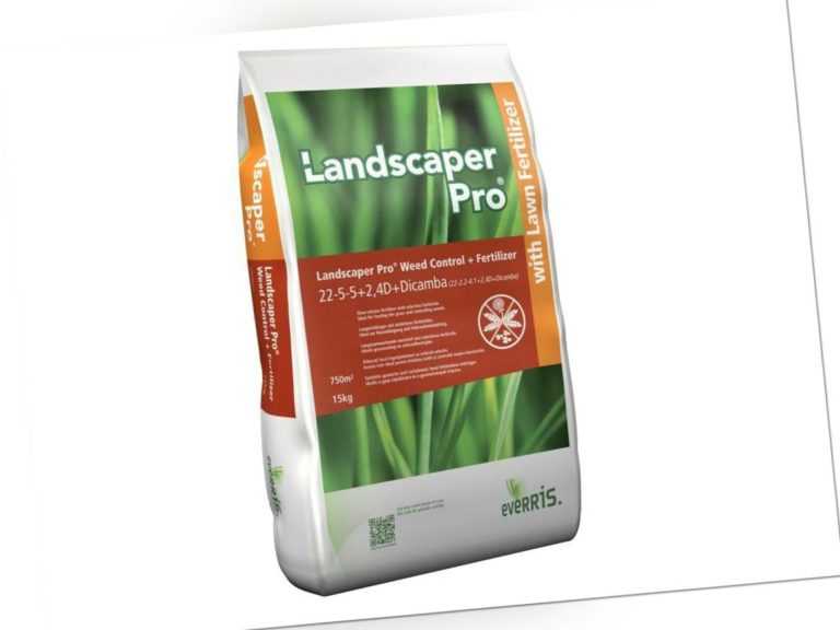 Landscaper Pro Weed Control NPK Rasendünger mit Unkrautvernichter 10kg für 750m²