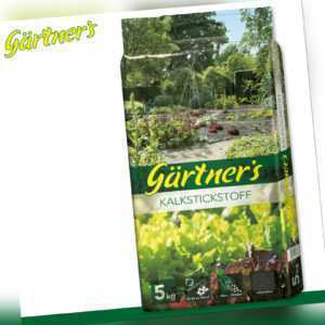 Gärtner’s 5 kg Kalkstickstoff fein geperlt Mineralien Wachstum Pflege Garten Ras