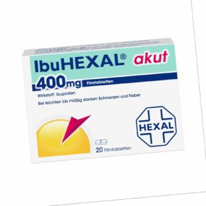 IbuHEXAL akut 400 mg, 20 St. Tabletten 68972