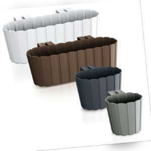 Blumenkasten Balkontopf Balkonkasten Boardee Blumentopf Geländer 14,5 - 38,5 cm