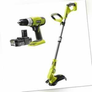 Ryobi RLT1832CD3HS 18V Akku-Trimmer inkl Akku Bohrschrauber R18DDP ONE+