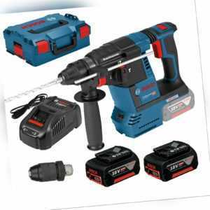 Bosch Akku-Bohrhammer GBH 18V-26 F / 2x 5,0 Ah Akku & Ladegerät in L-Boxx