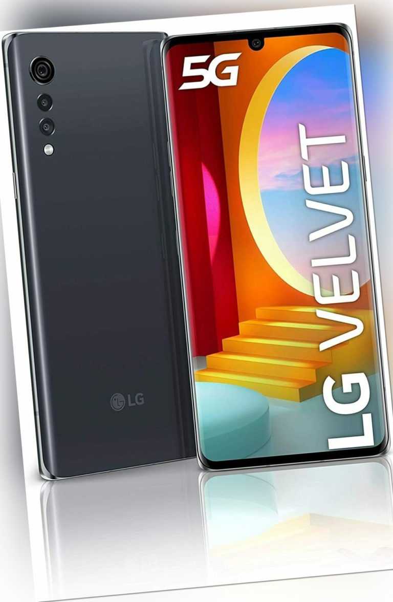 LG Velvet 128GB 5G Single-Sim Smartphone verschiedene Farben - Zustand wie neu