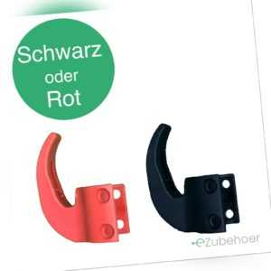 Haken Taschenhalter für Ninebot Segway Max G30 D E-Scooter Rot Schwarz Schrauben