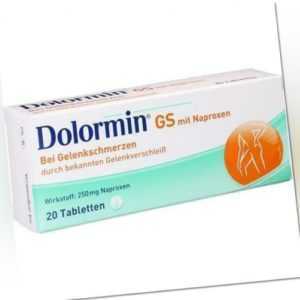 DOLORMIN GS mit Naproxen Tabletten 20 St PZN 2782780