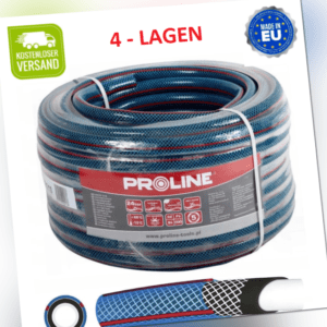 Gartenschlauch 4 lagig Wasserschlauch 1/2" 3/4" Zoll 20m 30m 50m