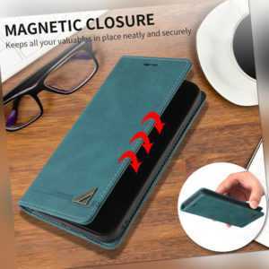Handyhülle für Xiaomi Redmi Note 10 Pro Leder Magnet Flip Wallet SchutzhülleCase
