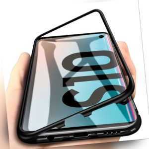 Hülle für Samsung Galaxy S10e S10 Plus Magnet Glas Case Handy Tasche Schutzhülle