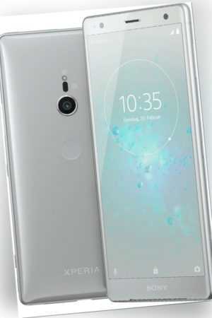 Sony Xperia XZ2 silber 64GB 5,7" IPS-Display Android Bluetooth 19...