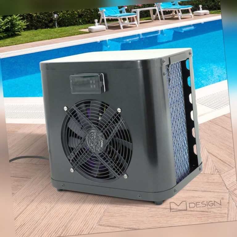 ML-Design Pool Wärmepumpe Poolheizung Titan Wärmetauscher Schwimmbadheizung 4 kW