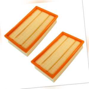 2x Flachfilter für KÄRCHER NT 35/1 45/1 55/1 TACT + Te M + Ap + BS 6.904-367.0