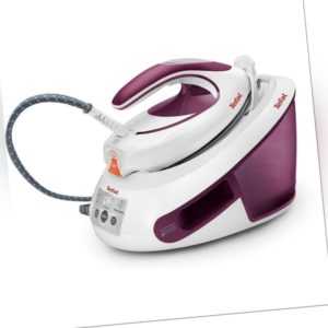 Tefal SV8054 EXPRESS ANTI-CALC Dampfbügelstation 1,8 L Tank Anti-Kalk weiß/lila