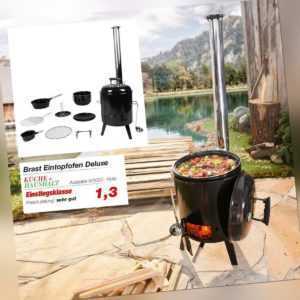 Eintopfofen Ofen Kugelgrill Grill Gulaschkanone Suppenkessel Hähnchenbräter