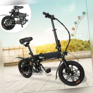 Megawheels Faltbares Elektrofahrrad E-Bike Klapprad Citybike 14 Zoll 250W 36V
