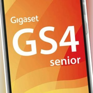 Gigaset GS4 senior, black Senior Smartphone SOS Funktion - 6,3 Zoll Full HD Disp