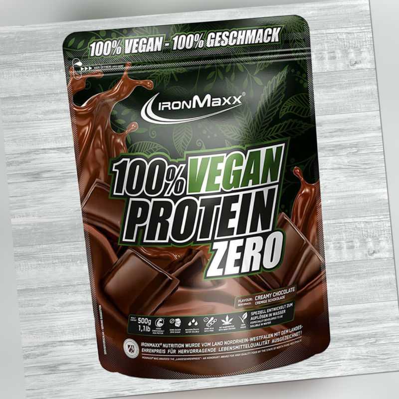 IronMaxx 100% Vegan Protein Zero 500g Beutel 32,98 €/kg