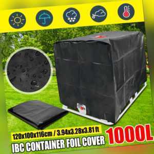 1000L IBC Container Abdeckung UV-Schutz Folienhaube Hülle Haube Regenwassertank