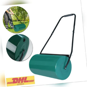 Rasenwalze Gartenwalze Walze 57 cm Handwalze Bodenwalze Gärtnerwalze Grün Garten