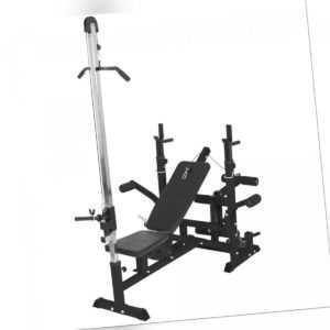GORILLA SPORTS® Kraftstation Hantelbank Trainingsbank Fitnessstation Multi-Gym