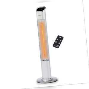 Arebos 2000 W Stand Heizstrahler | Infrarot | 24 Std.Timer| mit Fernbedienung