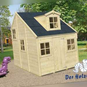 Kinderspielhaus Alice Blockhaus 239x179 cm Holzhaus 16mm Kinderhaus Holz Neu