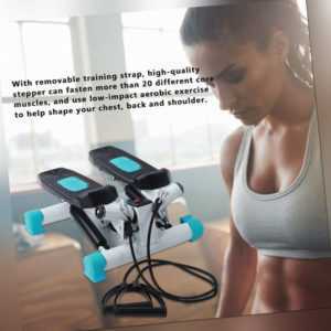 2in1 Mini Side Stepper Sidestepper Fitnessgerät mit Trainingscomputer LCD Sport