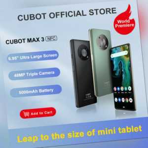 6,95Zoll Cubot MAX 3 Handy 4GB+64GB 5000mAh Smartphone NFC Android 11 OTG 48MP