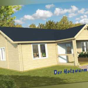 92 mm Ferienhaus ca. 1040x740 cm Blockhütte Holzhaus Gartenhaus Holzhütte Holz