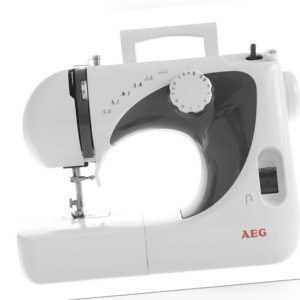 Nähmaschine AEG Modell 105 NM-105 16 Stichprogramme Weiß, Grau