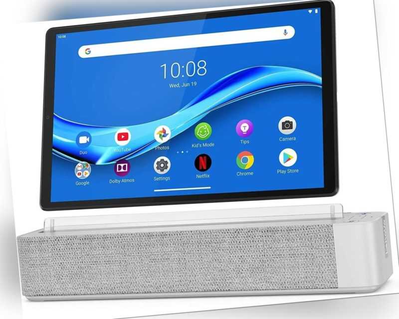 Lenovo Smart Tab M10 FHD Plus 10" 32GB Platinum grau Android Tablet 2GB RAM WLAN