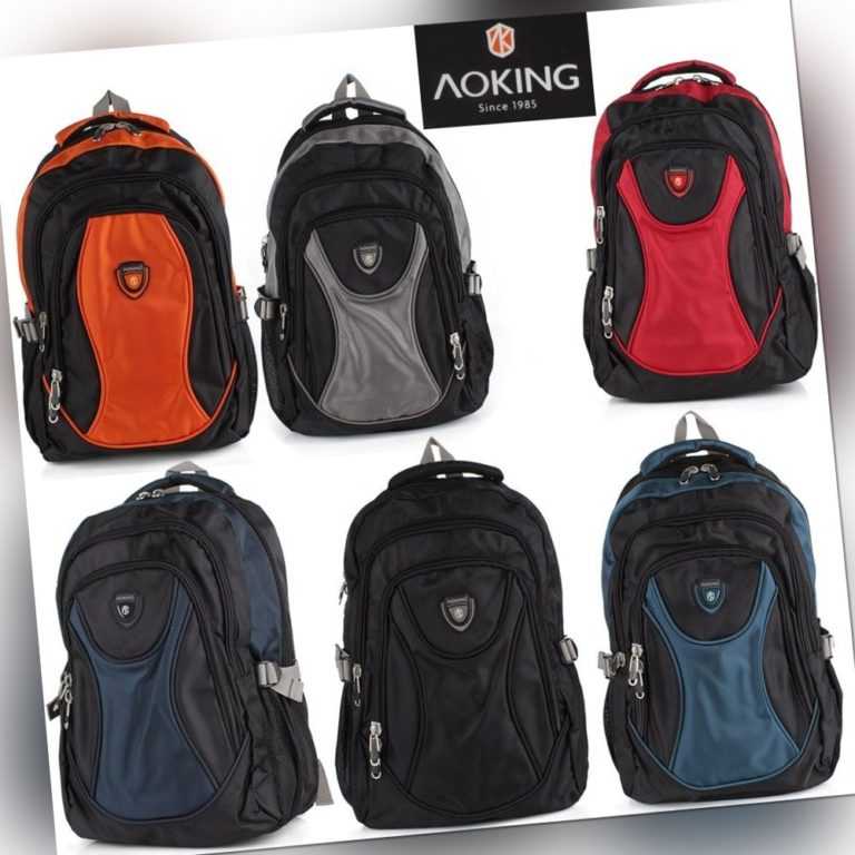 Rucksack AOKING Sport Reise City Schul Tasche Day Back Pack Outdoor Freizeit NEU