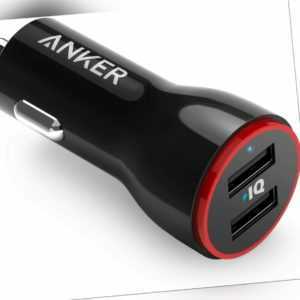Anker PowerDrive 2 Auto Ladegerät 24W 4.8A 2-Port USB Kfz Ladegerät für iPhone