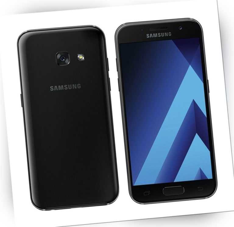 Samsung Galaxy A3 2017 SM-A320FL Black Schwarz A320 LTE Android...