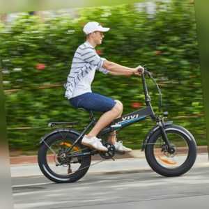 20''Elektrofahrrad E-Bike Mountainbike 500W Motor Klapprad Fetter Reifen Pedelec