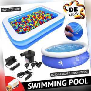 Planschbecken Aufblasbar Schwimmbecken Familienpool Kinderpool Gartenpool Neu