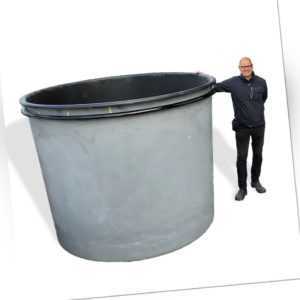 GFK Becken + Deckel, rund 226 cm, 160 cm Tiefe, als Koiteich oder Tauchbecken