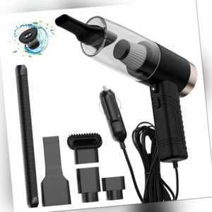 Auto Staubsauger Mini Handstaubsauger 120W Nass & Trocken 4500PA Starker Sog  DE