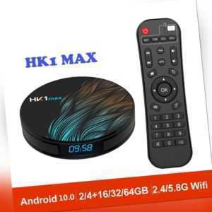Android 10.0 HK1MAX TV-Box RK3318 Quad Core 2.4G/5G Wifi BT 4K HDR Media Player