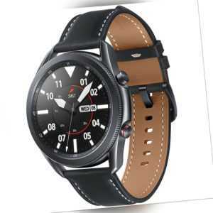 Samsung Galaxy Watch 3 LTE 45mm SM-R845 Smartwatch Schwarz + Leather Band