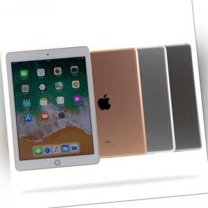 Apple iPad 2018 / 32GB / Wi-Fi / 9,7" / Grau Gold Silber / MwSt. / Wie Neu