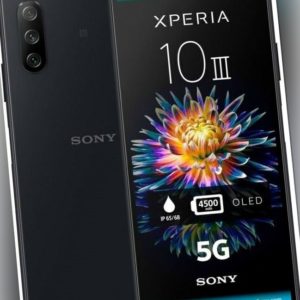 Sony Xperia 10 III DualSim schwarz 128GB 6" Smartphone 12MP...