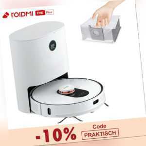 ROIDMI EVE Plus Saugroboter Roboter Staubsauger Wischfunktion 3L Beutel LDS SLAM