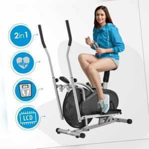Crosstrainer Heimtrainer Ergometer 2in1 Fitness Sport Ellipsentrainer ArtSport®