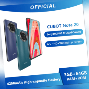 6.5" CUBOT NOTE 20 Smartphone 4G LTE 2-SIM Handy 4200mAh NFC Face ID Android 10