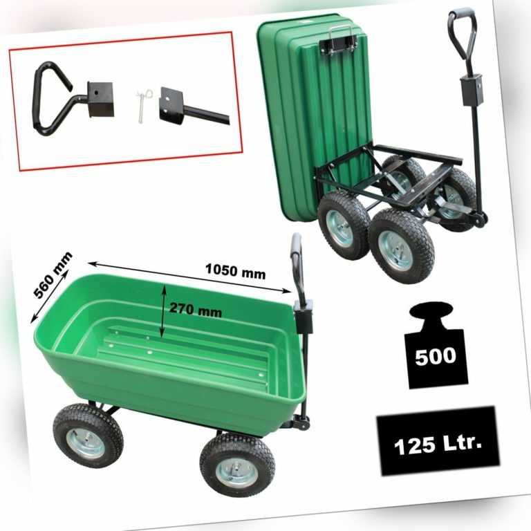 Gartenwagen mit Kippfunktion Transportwagen Kippwagen Bollerwagen kippbar 400kg