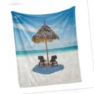 Strand Weich Flanell Fleece Decke Sansibar Eastern Scenery