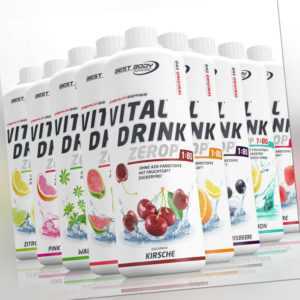 Best Body Nutrition Low Carb Vital Drink Mineraldrink Getränkesirup 1 Ltr  Fl.
