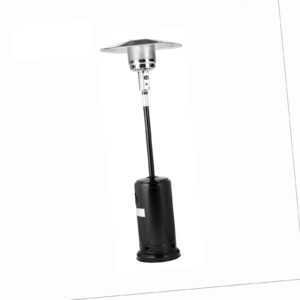 Slabo Terrassenheizstrahler - Gas | Heizpilz Ø 81cm für die Terrasse - Schwarz